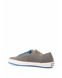 Мужские серые низкие кеды из плотной ткани от Camper