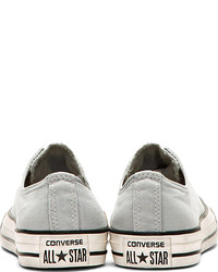 Мужские серые низкие кеды из плотной ткани от Converse