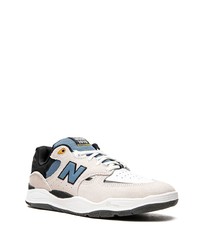 Мужские серые низкие кеды от New Balance