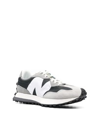 Мужские серые низкие кеды от New Balance