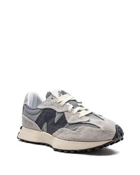 Мужские серые низкие кеды от New Balance