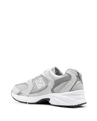 Мужские серые низкие кеды от New Balance