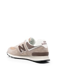 Мужские серые низкие кеды от New Balance