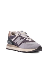 Мужские серые низкие кеды от New Balance