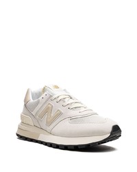 Мужские серые низкие кеды от New Balance