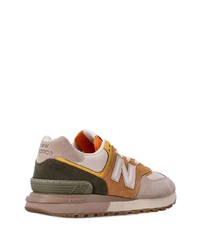 Мужские серые низкие кеды от New Balance