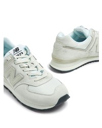 Мужские серые низкие кеды от New Balance