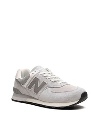 Мужские серые низкие кеды от New Balance