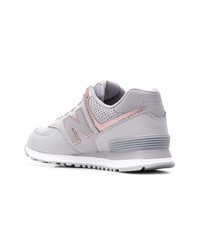 Женские серые низкие кеды от New Balance