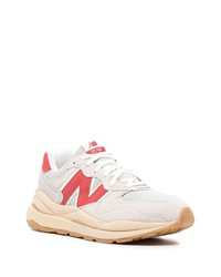 Мужские серые низкие кеды от New Balance