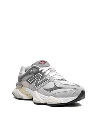 Мужские серые низкие кеды от New Balance