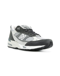 Мужские серые низкие кеды от New Balance