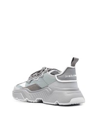 Мужские серые низкие кеды от Dolce & Gabbana