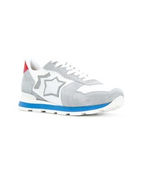 Мужские серые низкие кеды от atlantic stars