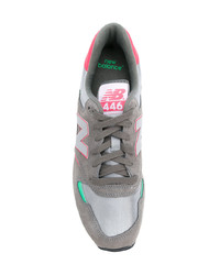 Мужские серые низкие кеды от New Balance