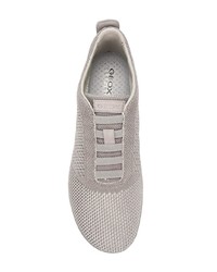 Мужские серые низкие кеды от Geox