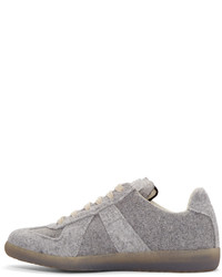 Женские серые низкие кеды от Maison Margiela