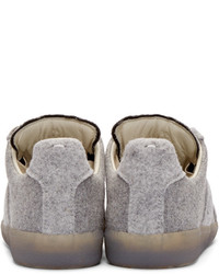 Женские серые низкие кеды от Maison Margiela