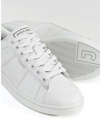 Мужские серые низкие кеды от Jack and Jones