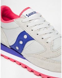 Женские серые низкие кеды от Saucony