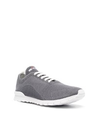 Мужские серые низкие кеды от Kiton