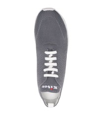 Мужские серые низкие кеды от Kiton