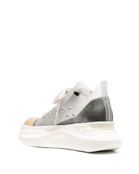 Мужские серые низкие кеды от Rick Owens DRKSHDW