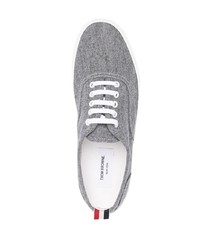 Мужские серые низкие кеды от Thom Browne