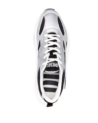 Мужские серые низкие кеды от Diesel