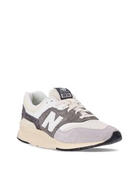 Мужские серые низкие кеды от New Balance