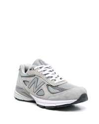 Мужские серые низкие кеды от New Balance