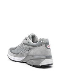 Мужские серые низкие кеды от New Balance