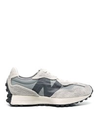 Мужские серые низкие кеды от New Balance