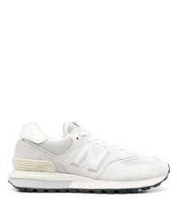 Мужские серые низкие кеды от New Balance