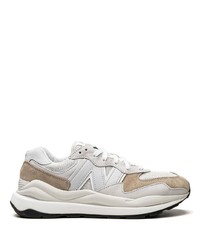 Мужские серые низкие кеды от New Balance