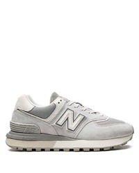 Мужские серые низкие кеды от New Balance