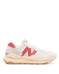 Мужские серые низкие кеды от New Balance