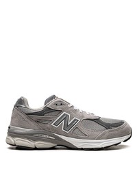 Мужские серые низкие кеды от New Balance