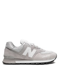 Мужские серые низкие кеды от New Balance