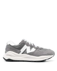 Мужские серые низкие кеды от New Balance