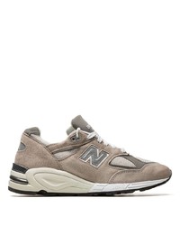 Мужские серые низкие кеды от New Balance