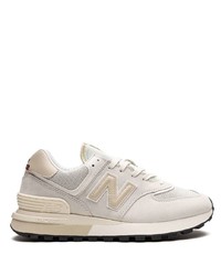 Мужские серые низкие кеды от New Balance