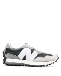 Мужские серые низкие кеды от New Balance