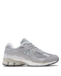 Мужские серые низкие кеды от New Balance