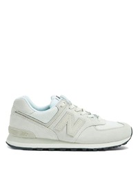 Мужские серые низкие кеды от New Balance