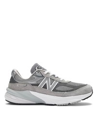 Мужские серые низкие кеды от New Balance