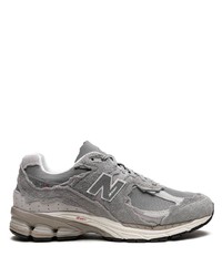 Мужские серые низкие кеды от New Balance