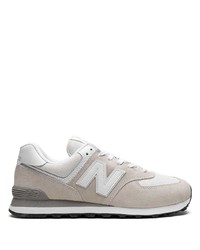 Мужские серые низкие кеды от New Balance