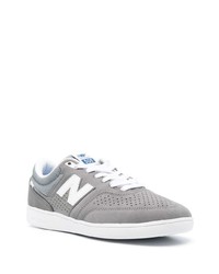 Мужские серые низкие кеды от New Balance