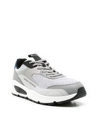 Мужские серые низкие кеды от Armani Exchange